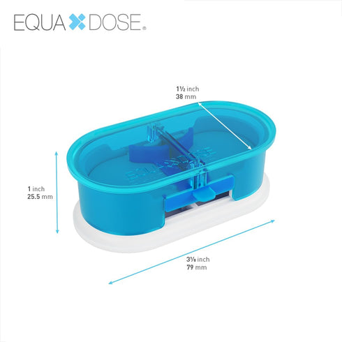 EQUADOSE Pill Cutter, Professional Medical Pill Splitter for Large, Small, and Tiny Pills, Double Stainless Steel Blades & Centering Device, Ideal...