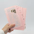 Pink Cash Envelopes A6 Binder Pockets Dividers 6 Tabs PP A6 Binder Inserts with Label Stickers Cash Envelope for Budgeting A6 6-Ring Budget Binder...