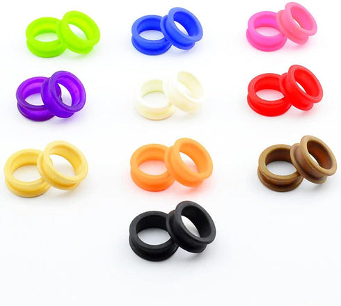 12 Pcs Barber Hairdressing Scissors Pet Scissors Finger Rings Grips Inserts Grooming Shear Thumb Insert for Pet Shears...