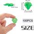 Beadthoven 100-Piece Frosted Style Leaf Acrylic Charms Pendants for Jewelry Making Accessory DIY Crafts Home Decoration | 24x22.5x3mm (Green)...
