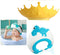 2 Pack Shower Cap Shield for Kids, Adjustable Baby Hair Washing Shield, Visor Hat for Eye and Ear Protection for 1-5 Years Old Children, Shampoo C...