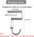 2 Pcs Desk Hook, Student Desktop Nail-Free Hook, Under Table Hook for Schoolbag, Space Aluminium Alloy, Hanger Hooks for Bag Purse Clothes Backpac...