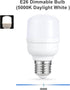 aooshine Q50 Dimmable LED Light Bulbs 6W 5000K Warm White,E26 Base 120Volts LED Bulb for Table Lamp Floor Lamp...