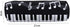 Black violin Oxford Cloth Pencil Case,Square Single Layer Music Notes Piano Keyboard Pencil Case Large Capacity Pen Bags Stationery Office Supplie...