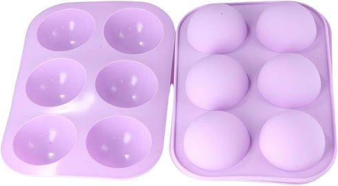 3PCS Silicone Large Chocolate Sphere Mould Cake Mould Candle Handmade Bakeware for Making Chocolate Bomb Cake Jelly Pudding...