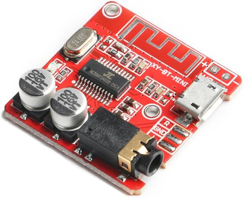 5Pcs Bluetooth Decoding Board XY-BT-Mini MP3 Bluetooth 4.1 Amplifier Module Car Speaker Power Amplifier Board Bluetooth 4.1 Circuit Board WAV+APE+...
