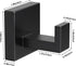 VAEHOLD 4 Pack Robe Towel Hooks for Bathrooms Matte Black Coat Hooks for Hanging Stainless Steel Heavy Duty Wall Mounted Shower Hooks Wall Hooks f...