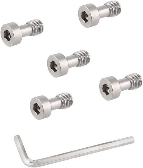 CAMVATE 1/4"-20 Camera Screw Adapter with Hexagon Socket Head for Tripod Baseplate(5 Pieces) - 2550...