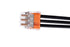 IDEAL Electrical 30-1033P Orange in-Sure Push-in 3-Port Connectors (100-Pack)...