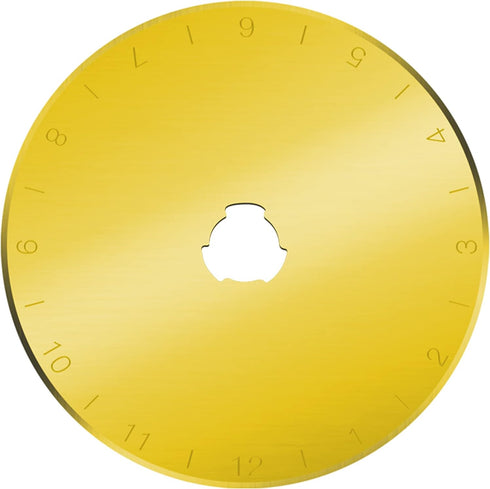 Rotary Cutter Blades, 45mm Replacement Blades 5Pack,Fits Fiskars,OLFA,Martelli,Dremel,Truecut,DAFA,Fabric Cutting Blades Refill for Quilting Scrap...