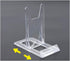 2 Pieces Acrylic Easel Display Stand Plastic Plate Display Stands Mini Easel Stand Mini Easel Stand Adjustable Picture Stand Coin Display Stand, T...
