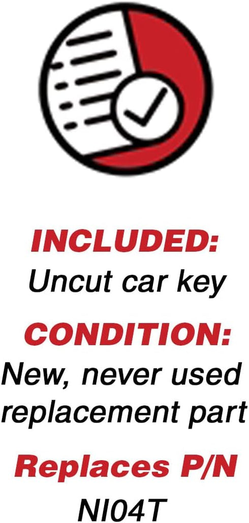 KeylessOption Keyless Entry Remote Fob Uncut Blank Car Ignition Key for Nissan Infiniti KBRASTU15 (Pack of 2)...