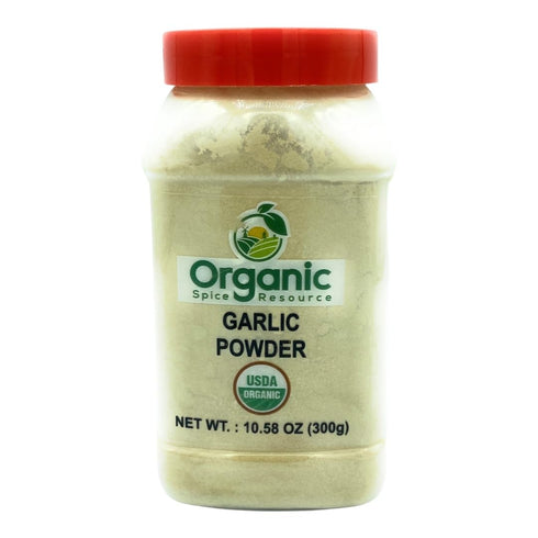 Organic Garlic Powder | 8 oz (226g) | USDA Organics and Non-GMO Verified Project Approved | Product of India | 100% Raw and Natural | Resealable K...