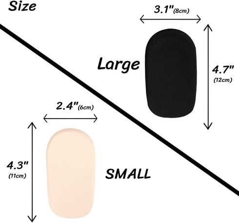 Premium Heel Cushions for Heel Pain Relief & Shoe Comfort - Gel Inserts for Women and Men, High Heel Pad & Grips, Adjust for Shoes Too Big (Small ...