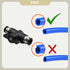 3 Pcs 6mm Pneumatic Ball Valve Push to Connect Fittings BUC Air Flow Control Valve Straight Quick Connect Air Hose Fittings...