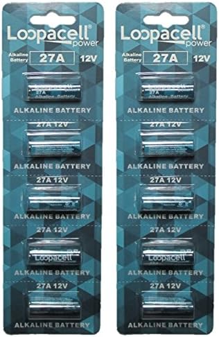 10 High Voltage 12v A27 27AE Batteries - 12V...