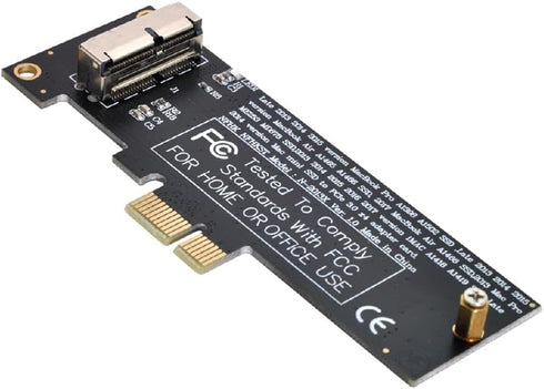 Cablecc PCI Express PCI-E 1X to 12+16Pin 2013-2017 Mac Pro Air SSD Convert Card for A1493 A1502 A1465 A1466...