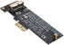 Cablecc PCI Express PCI-E 1X to 12+16Pin 2013-2017 Mac Pro Air SSD Convert Card for A1493 A1502 A1465 A1466...