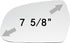 Side Mirror Glass fit for Audi A3 A3 Quattro A4 A4 Quattro A5 A5 Quattro S4 S5 RS5 Driver Left Side Mirror Glass Replacement No Backing Plate Flat...