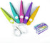 Decorative Paper Edge Scissors Set, 5 pairs Zig Zag Edges with Portable Organizing Container, great for DIY Paper Wavy Edge Cutting, Crafts, Scrap...