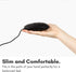 Computer Mouse Wired, Macally Silent USB Mouse - Slim & Compact USB Mouse for Apple Mac or Windows PC Laptop/Desktop - Designed with Optical Senso...
