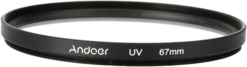 Andoer 67mm CPL+Close-Up+4 +Star 8-Point Filter Circular Filter Kit Circular Polarizer Filter Macro Close-Up Star 8-Point Filter with Bag for Niko...