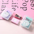 Pink Mini Stapler with Staples Portable Binding Machine Morandi Color Metal Stapler Set with Staples Student Stationery Office Supplies, Manual St...
