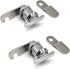 2Pcs Thumb Operated Cam Lock 7/8" Non-Locking Compartment Lock for RV, Camper, Vehicles, Storage...