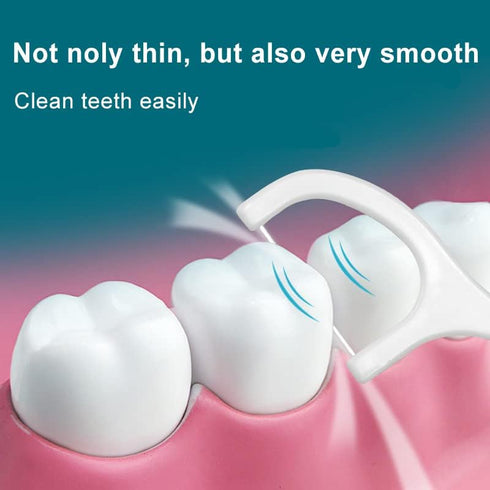 400pcs SHINEMOON Dental Floss Picks,Travel Pack, Glides Easy Between Teeth, Flosser Helps Prevent Tooth Decay & Gum Disease, Easy Grip Handle, Pac...
