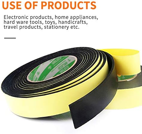 Foam Insulation Tape Adhesive, Seal, Doors, Weatherstrip, Waterproof, Plumbing, HVAC, Windows, Pipes, Cooling, Air Conditioning, Weather Stripping...