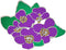 African Black Lady Social Floral Violet Pin Purple Flower Brooch Women Jewelry Gifts...