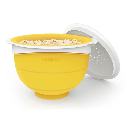 Opopop Silicone Popcorn Popper - Microwave Popcorn Maker Collapsible Bowl, BPA-Free and Dishwasher Safe...