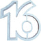 NUMBER 16 SWEET SIXTEEN BIRTHDAY ANNIVERSARY EVENT COOKIE CUTTER MADE IN USA PR108-16...