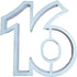 NUMBER 16 SWEET SIXTEEN BIRTHDAY ANNIVERSARY EVENT COOKIE CUTTER MADE IN USA PR108-16...