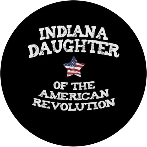 Indiana Daughter of the American Revolution USA Sister Mom PopSockets Standard PopGrip...