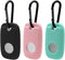 3 Pack Compatible with Tile Pro 2022 Case with Keychain, Flexible Silicone Shock-Absorbing Skin Cover Kit Compatible with Tile Pro 2022 Tracker (B...