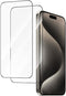 PERFECTSIGHT 2 Pack Diamond Hardness for iPhone 15 Pro Max Screen Protector 6.7 Inch, HD Clear 8X Shockproof Premium Tempered Glass Screen Protect...