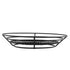G.E.T. 4-38848 12.5" x 9.25" Oval Basket, 2.25" Clipper Mill, Iron Powder Coated, Black...