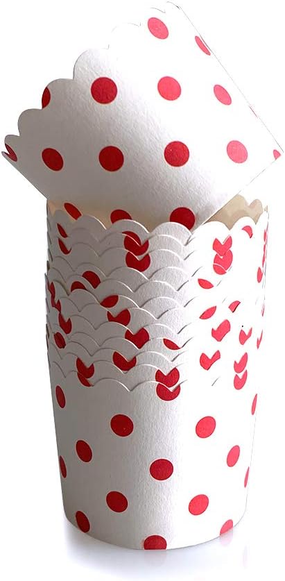 Large Paper Cake Baking Cup Cupcake Muffin Cases diameter 6cm,Set of 100...