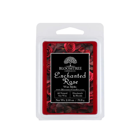 Enchanted Rose Wax Melts | 2.5oz Wax Melts for Home | Easy to Use | Long Lasting | Fragrance Notes Top: Basil, Grapefruit Middle: Rose, Magnolia B...