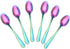Demitasse Espresso Spoons, Mini Coffee Spoon, 4 Inches Stainless Steel Small Spoons for Dessert, Set of 6?Rainbow)...