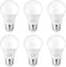 12V LED Bulb 6W(50W Equivalent), Daylight 5000K, 12V-24V AC/DC, 600 Lumens, Non-Dimmable, A19 12V DC LED Light Bulbs, E26 Base, Pack of 6...
