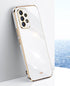 Compatible with Galaxy A32 5G Case Cover Cute Full Camera Lens Protection & Electroplate Shockproof Edge Bumper TPU Silicone Protective Phone Case...