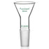 Glass Short Stem Powder Funnel with O.D. 50 mm at Top, Durable Borosilicate Glass Filter with 24/40 Inner Joint...