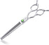 Dog Grooming Scissors 7.4" 50 Teeth Professional Thinning Scissors 440C Stainless Steel Pet Grooming Thinning Blending Shears with Offset Handle a...