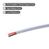 MECCANIXITY 22AWG Electrical Wire 2 Conductors 16.4Ft Power Cable Flexible Extension Signal Cable White for LED Strips Lamps Lighting Power Supply...