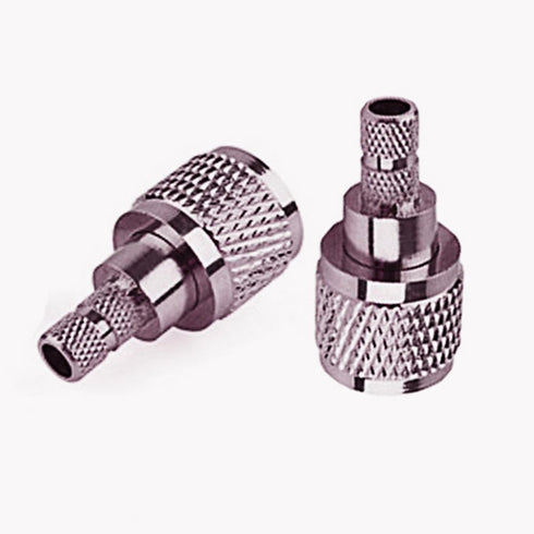 Mini-UHF Male plug Crimp for 50 Ohm RG58 lmr195 Cable 5 pack...