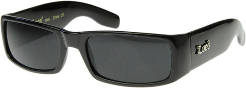 Locs Sunglasses Black OG Original Gangster Shades Dark Lens NEW 0106...