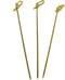 Gmark Bamboo Knot Skewers 6" 200 ct, Bamboo Knot Picks, Twisted Ends Bamboo Picks Cocktail Picks GM1030...