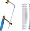 Coping Saw Heavy Duty Metal Woodworking Hand Saw Fast Cutting Non-slip Hacksaw,8 Pieces Scroll Saw Blades with Spiral Teeth, For Woodworking Jewel...